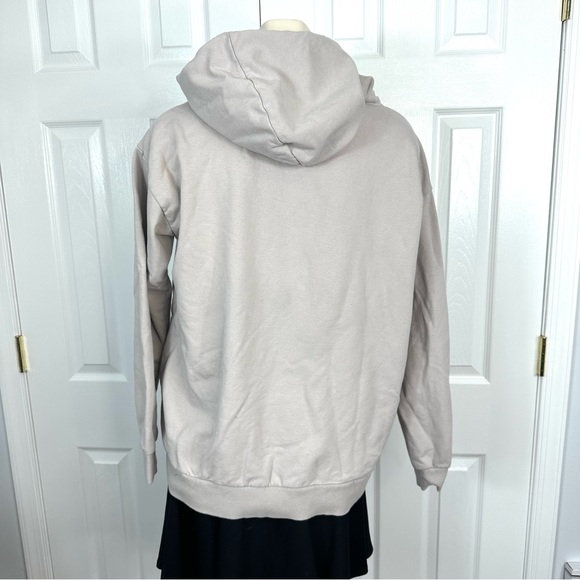 PRIMARK PARENTHOOD SWEATSHIRT neutral stone cafe long sleeve hooded sweatshirt S - Picture 4 of 9